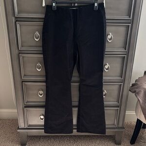 Soft Surroundings Velvet Black Flare Pants